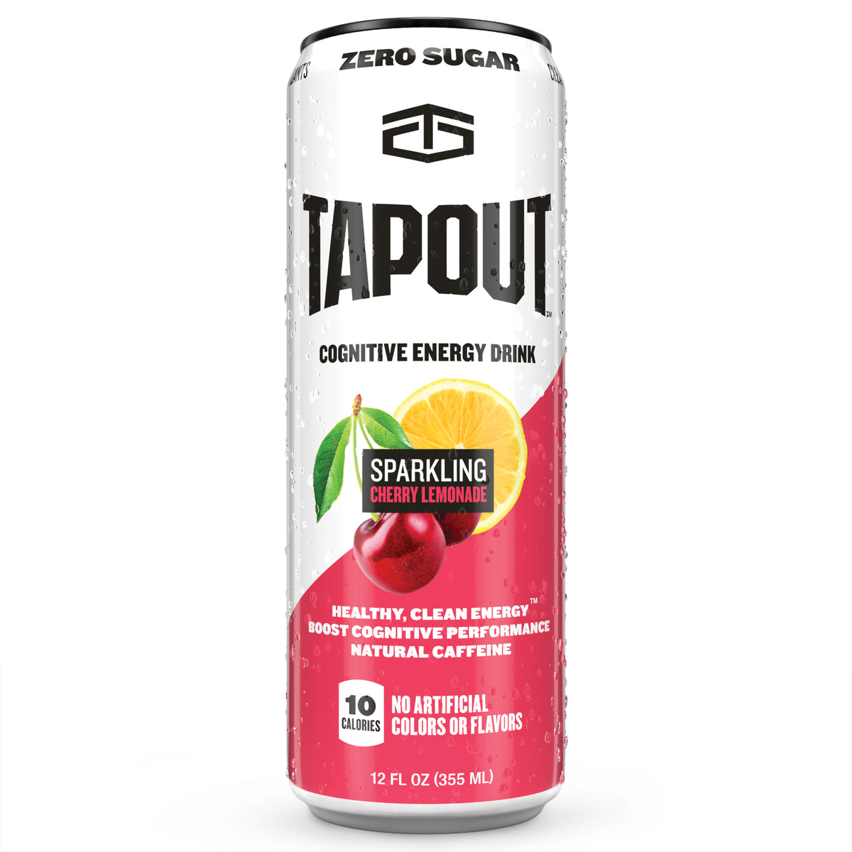 TapouT Cognitive Energy Drink with Zero Sugar 12oz (12 Pack)