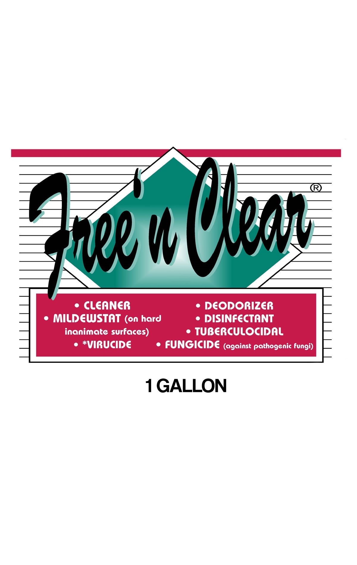 Free and easy disinfectant spray   1 gallon bottles 4 to a case