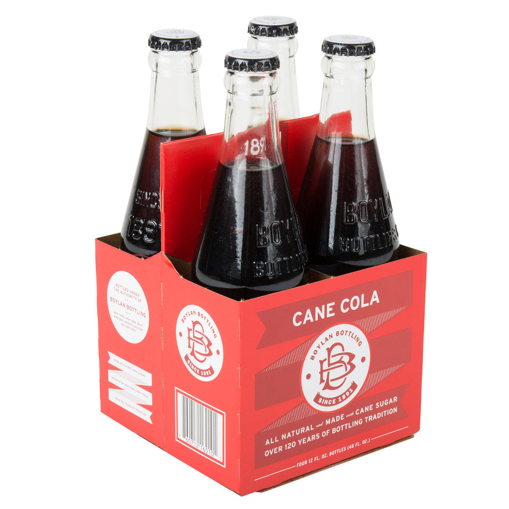 Boylan Bottling Cane Cola 12 oz Glass Bottle Pack of 12