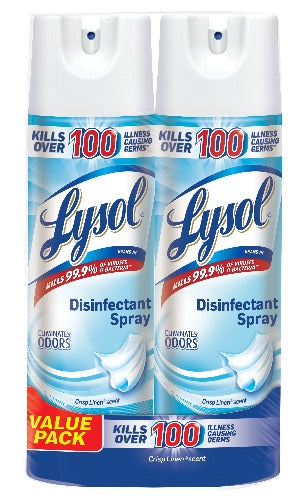 Lysol Disinfectant Spray, 19oz Pack of 6