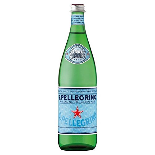 San Pellegrino Sparkling Mineral Water Glass Bottle 750ml Case of 15