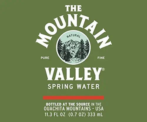 Mountain Valley Spring Water 330 ML Glass Pack of 24