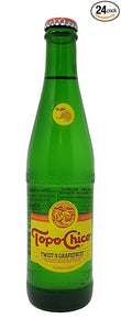 Topo Chico Twist of Grapefruit 12 oz Glass Bottle Pack of 24