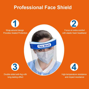 15 Pack Unisex Face Shield