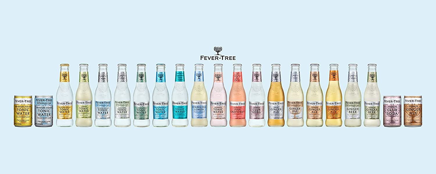 Fever-Tree Citrus Tonic Water 200ml Glass Bottle Pack of 24