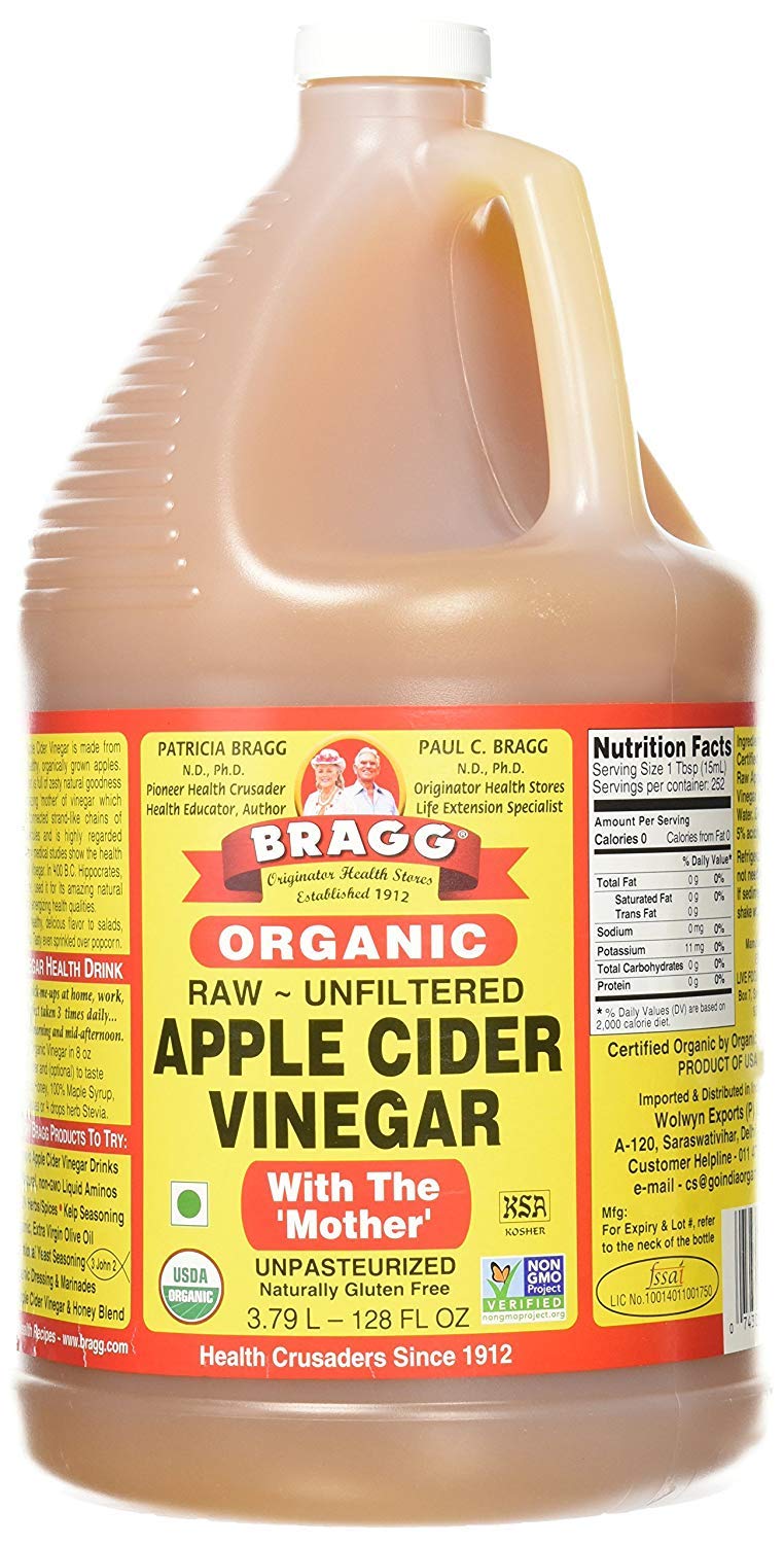 Bragg Organic Apple Cider Vinegar 128 oz Jug