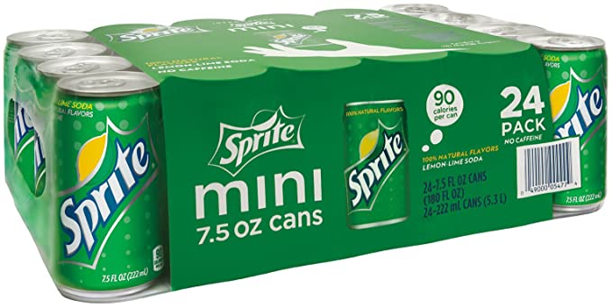 Sprite 7.5 FL oz Mini Can Pack of 30