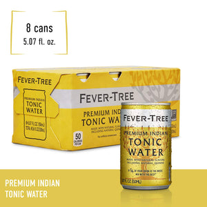 Fever-Tree Premium Indian Tonic Water 5.07 oz Can Pack of 24