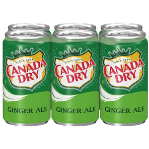 Canada Dry Ginger Ale 7.5 oz Mini Can Pack of 24