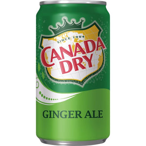 Canada Dry Ginger Ale 7.5 oz Mini Can Pack of 24