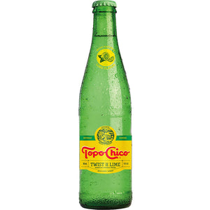 Topo Chico Twist of Lime 12 oz Glass Bottle Pack of 24