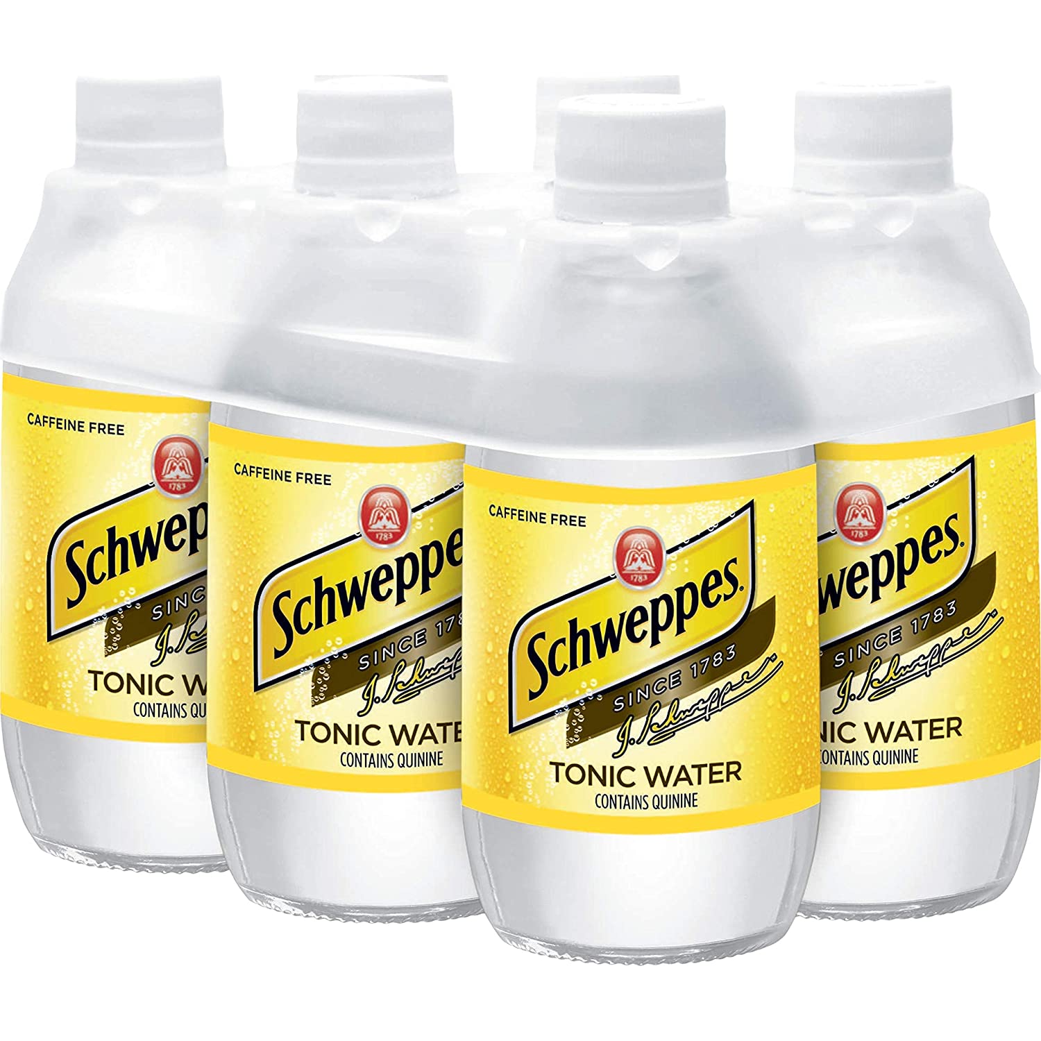 Schweppes Tonic Water 10 oz Glass Bottle Pack of 24