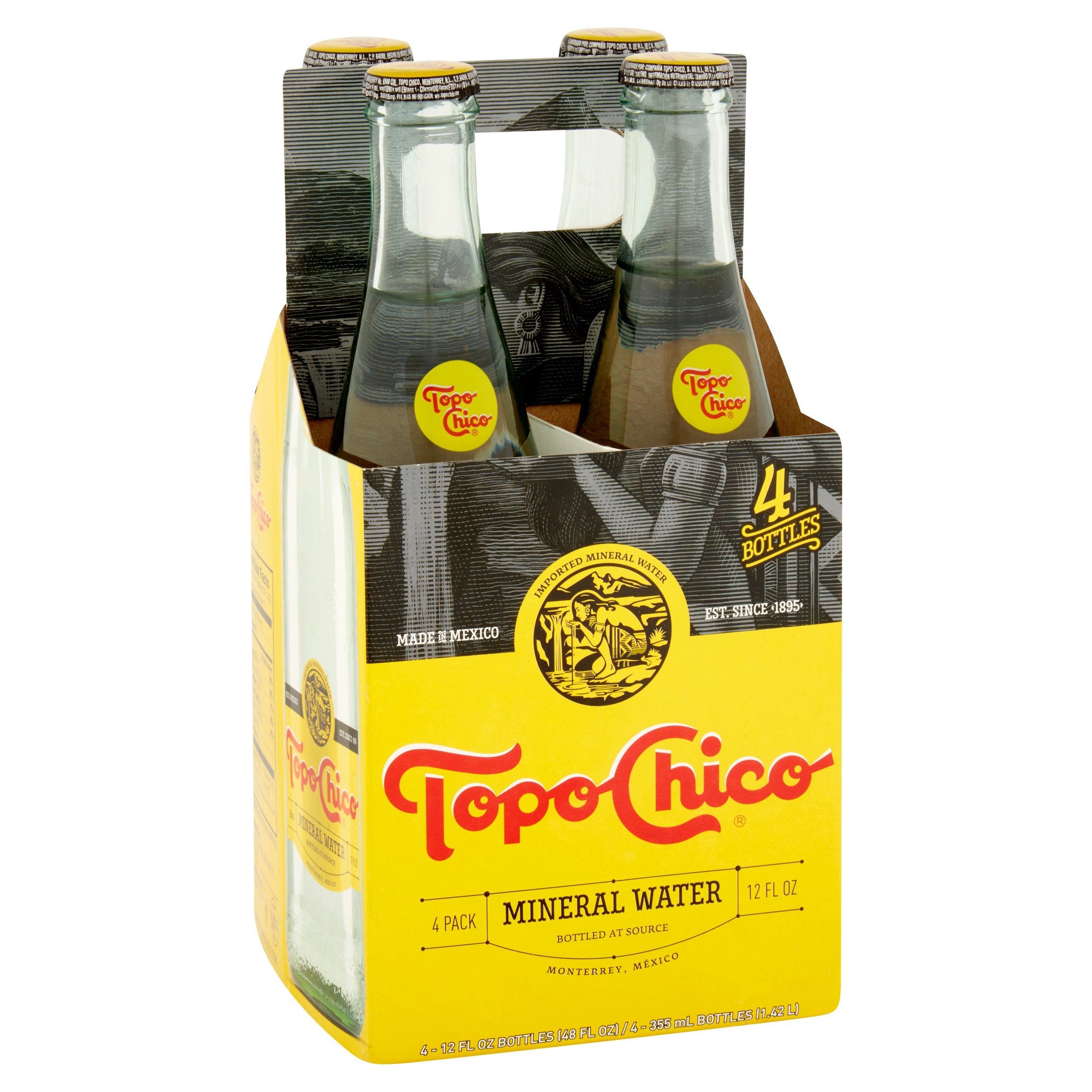 Topo Chico Mineral Water, 12 Ounce (12 Glass Bottles)