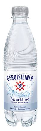 Gerolsteiner Sparkling Natural Mineral Water 16.9 oz PET Pack of 6