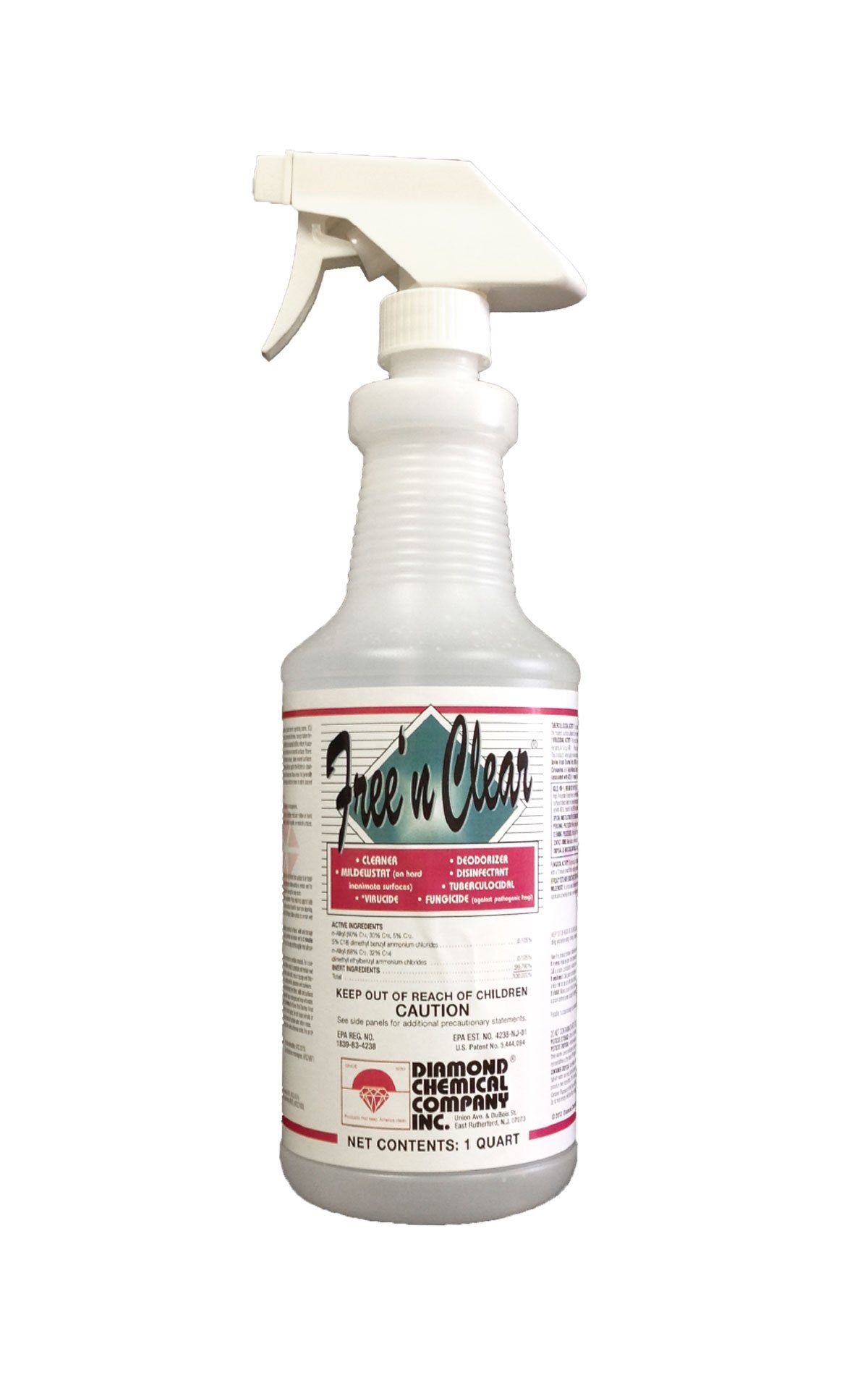 Free and easy disinfectant spray   New item  32 ounce 12 to a case