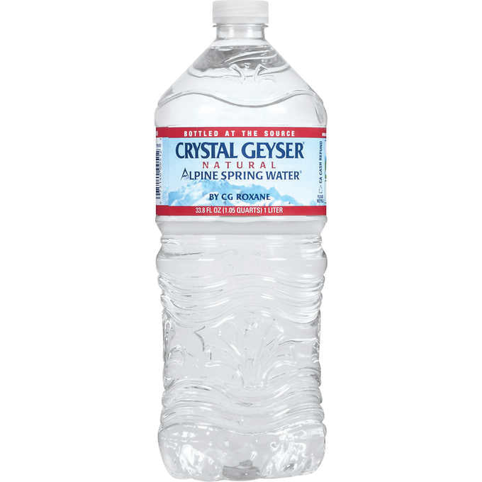 Crystal Geyser 1 Liter Pack of 15